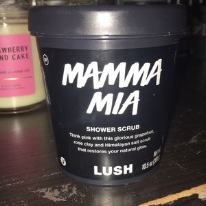 Lush mamma mia shower scrub